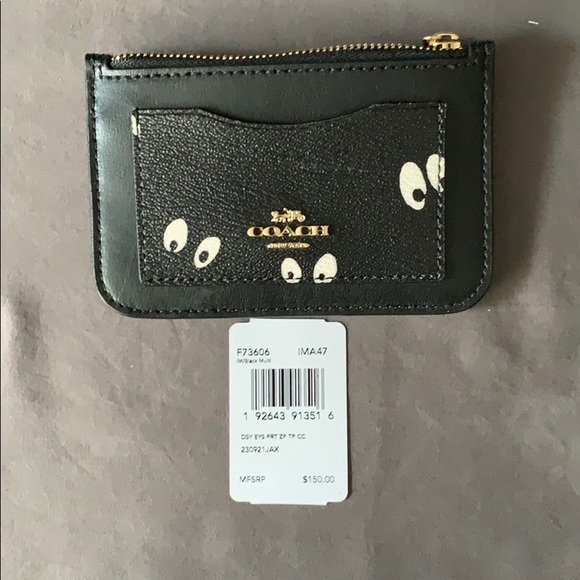 BNWT COACH x DISNEY “EYES” CARD HOLDER - Picture 3 of 3